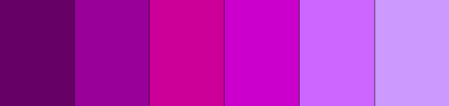 Significado de los tonos del color violeta