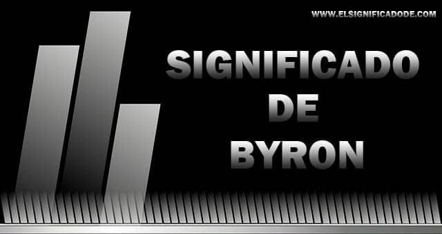 Significado de Byron